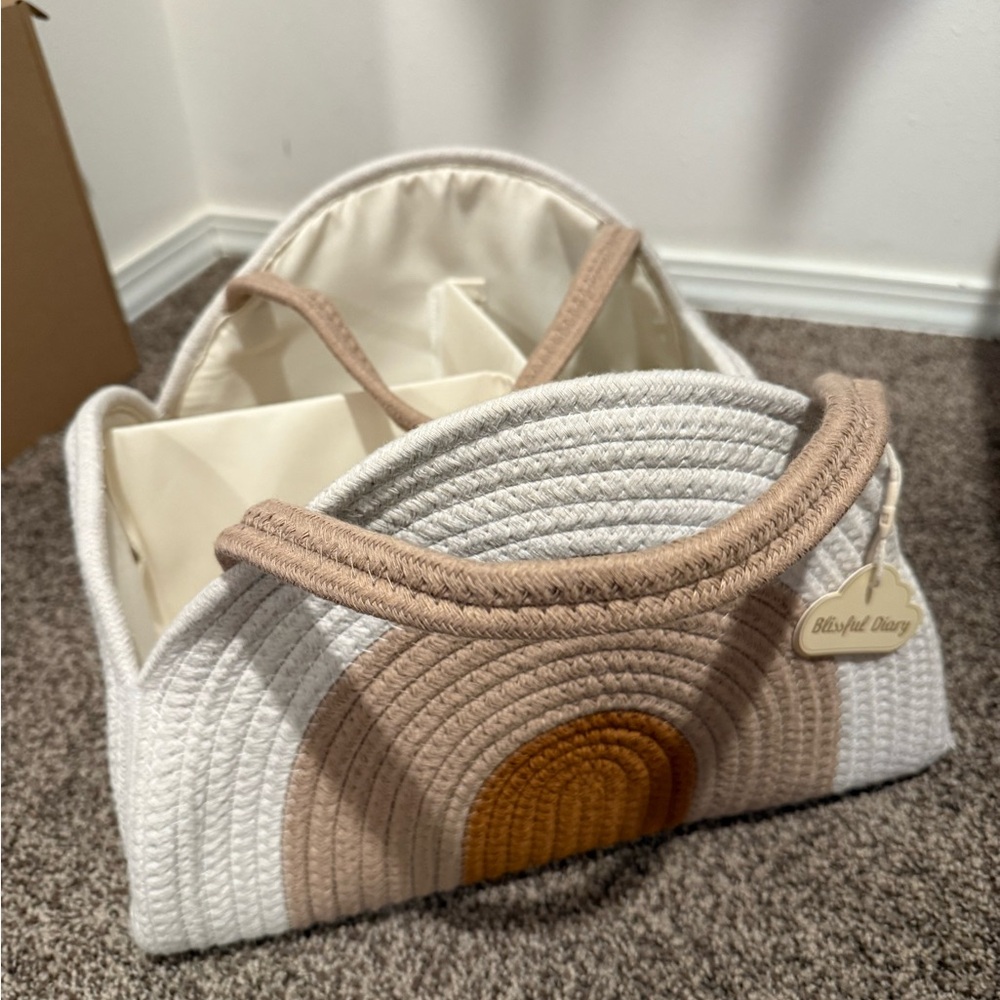 Rainbow Diaper Caddy